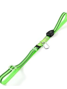 Reflective Neon Green Lighted Sash with Carabiner NWOT